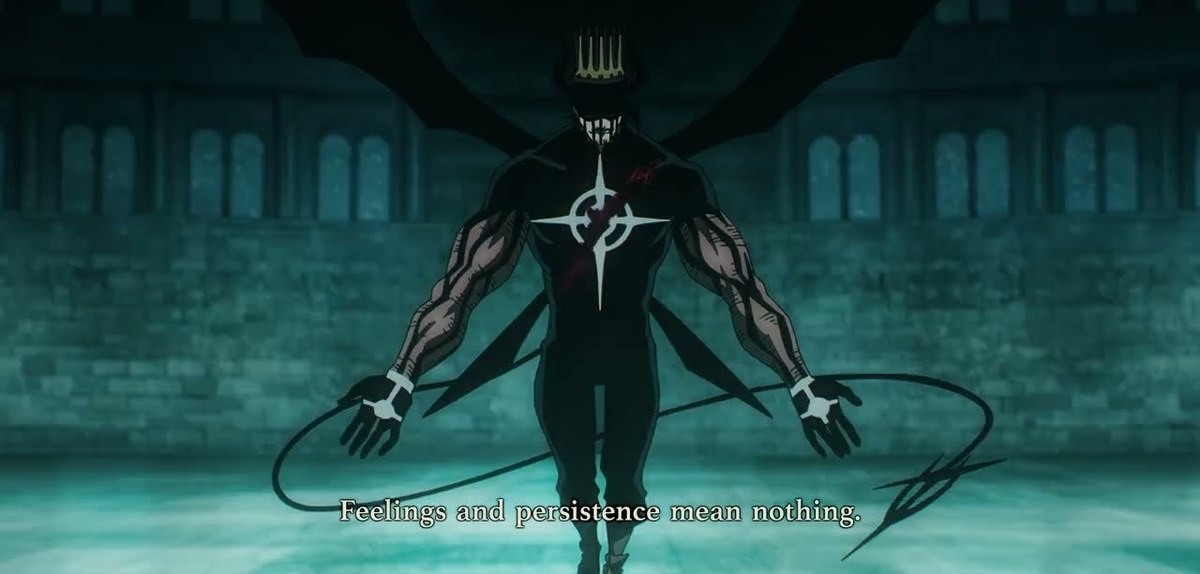 A frame from the official Black Clover trailer