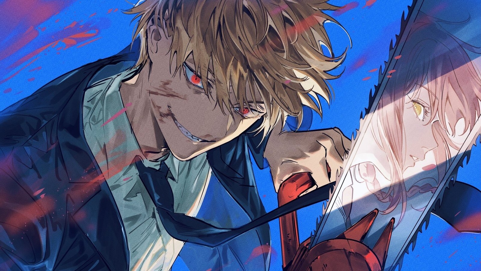 Chainsaw Man official trailer art