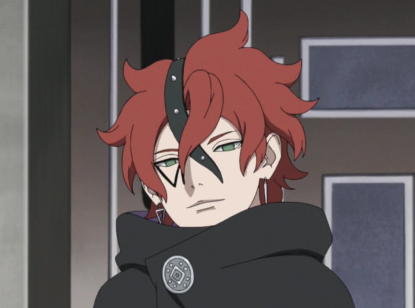 Code, the Kara member implanted with Shibai Otsutsuki cells, in Boruto: Two Blue Vortex