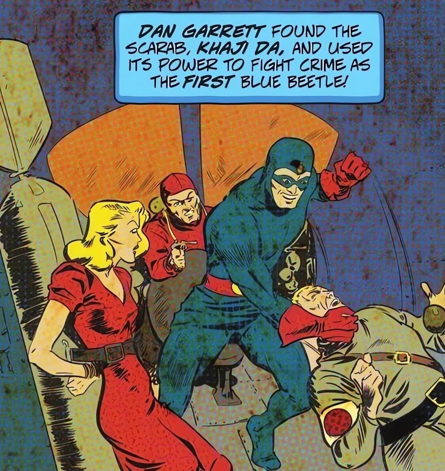 Dan Garrett, the original Blue Beetle