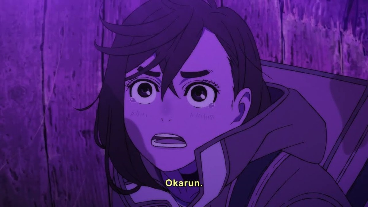A frame from the official Dandadan trailer