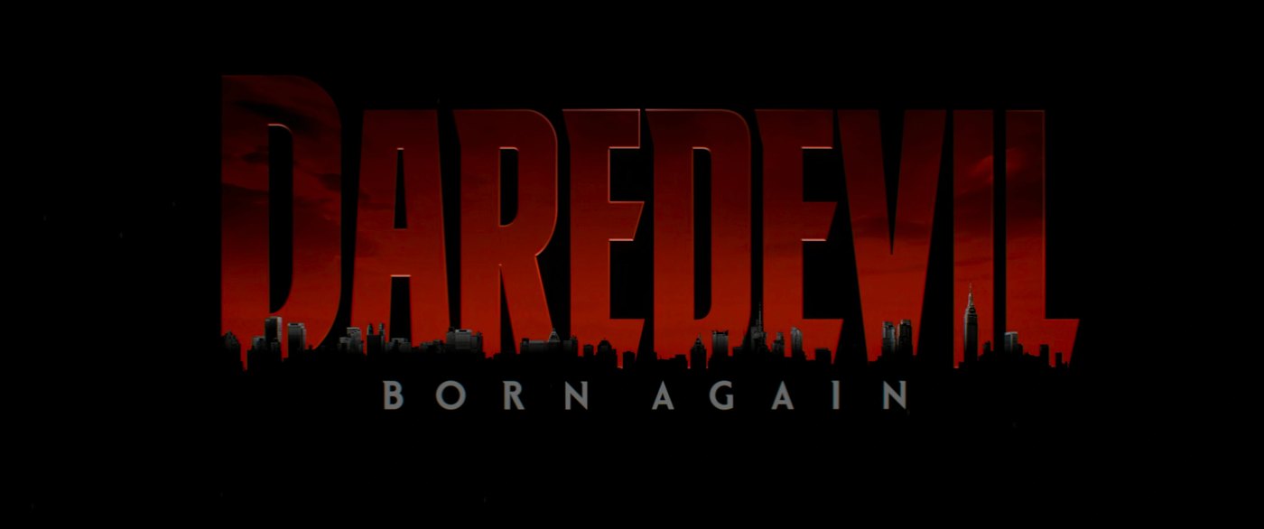 Daredevil: Born Again title card