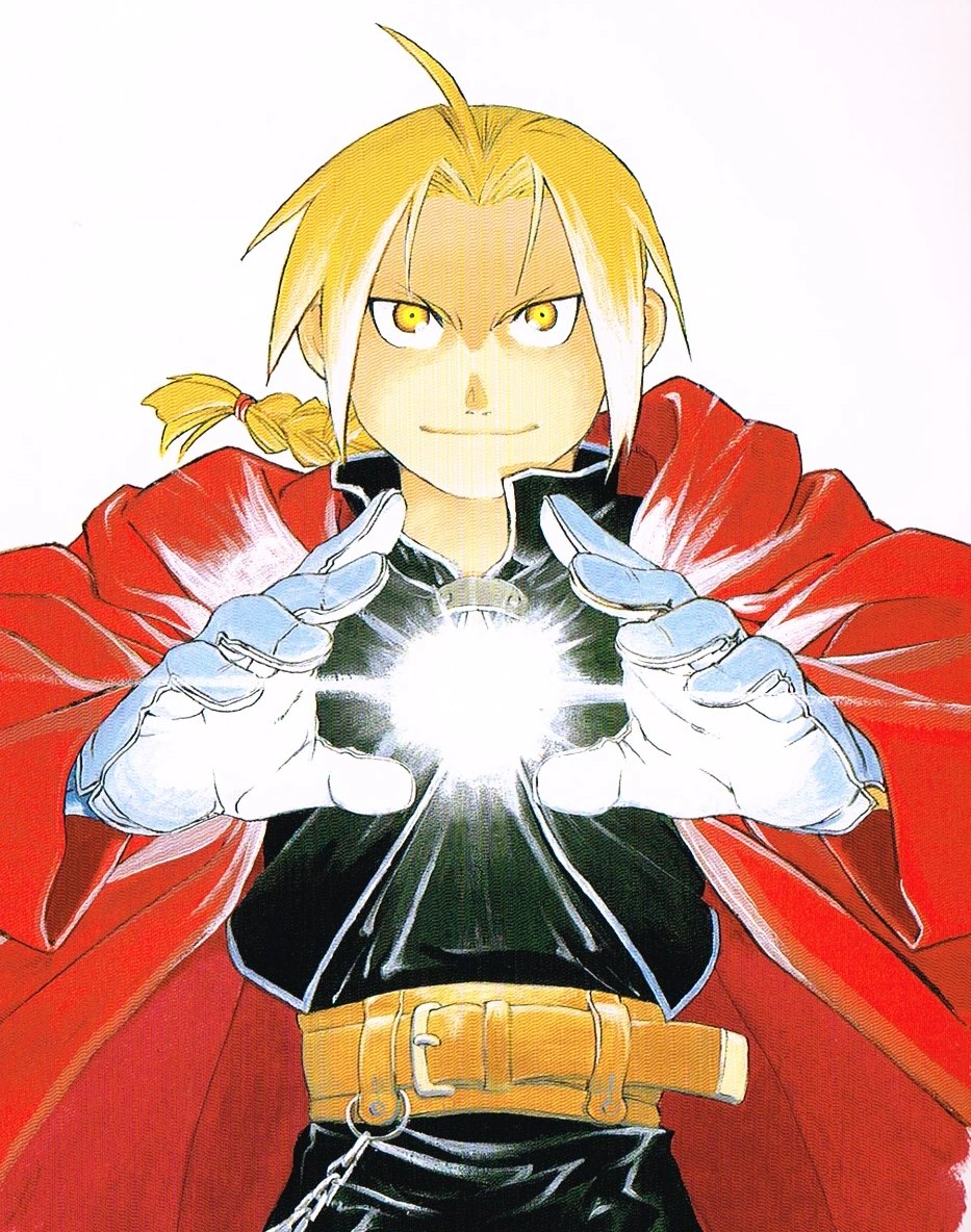 Edward Elric performing alchemy without a transmutation circle