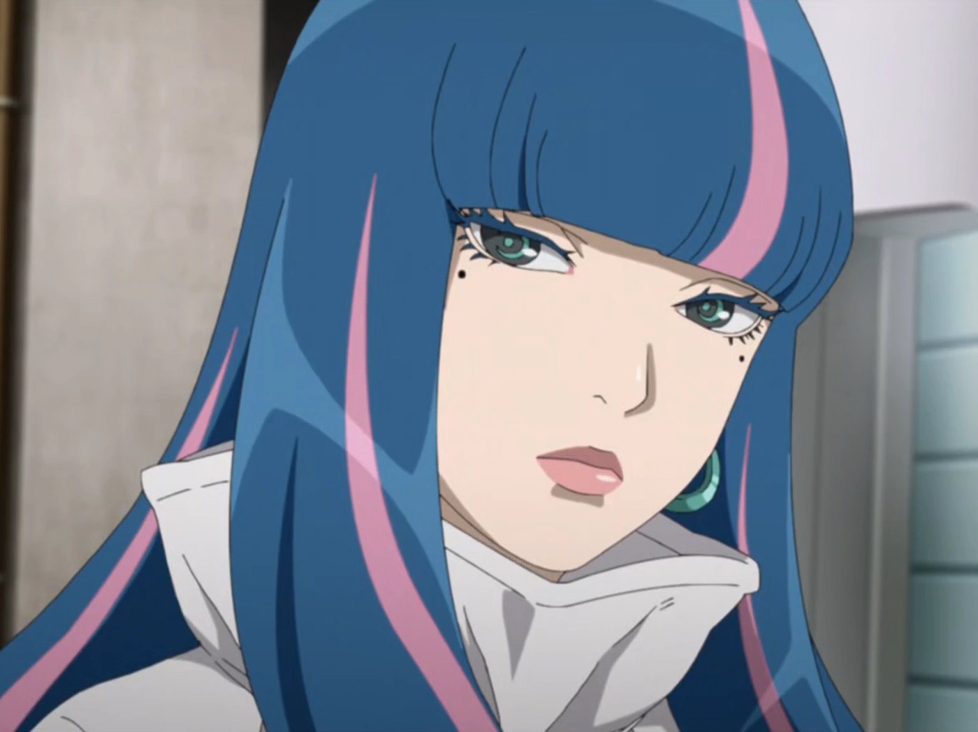 Eida, wielder of the reality-rewriting Omnipotence shinjutsu in Boruto: Two Blue Vortex