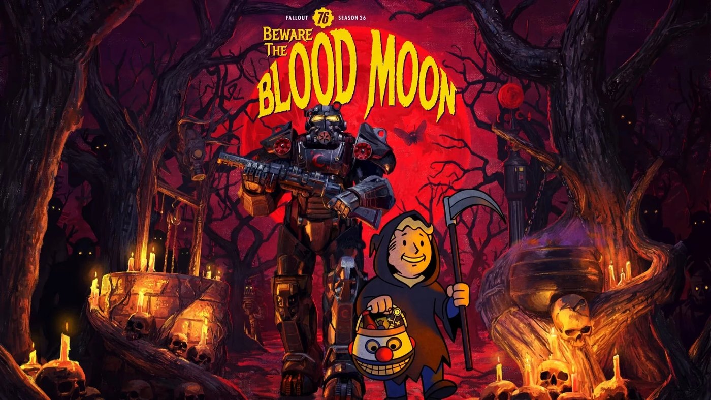 Fallout 76 Season 26 Beware the Blood Moon key art