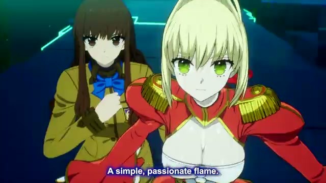 Nero Claudius and her Master together in the Fate/EXTRA Record Saber trailer