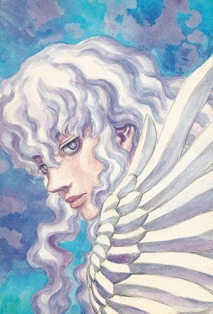 Femto, the reincarnated Griffith as the fifth member of the God Hand