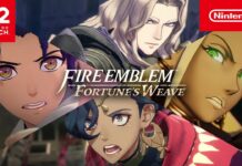 Fire Emblem: Fortune’s Weave Launch Trailer: The Four Heroes, a Demon God’s Gate, and a Very Familiar Goddess