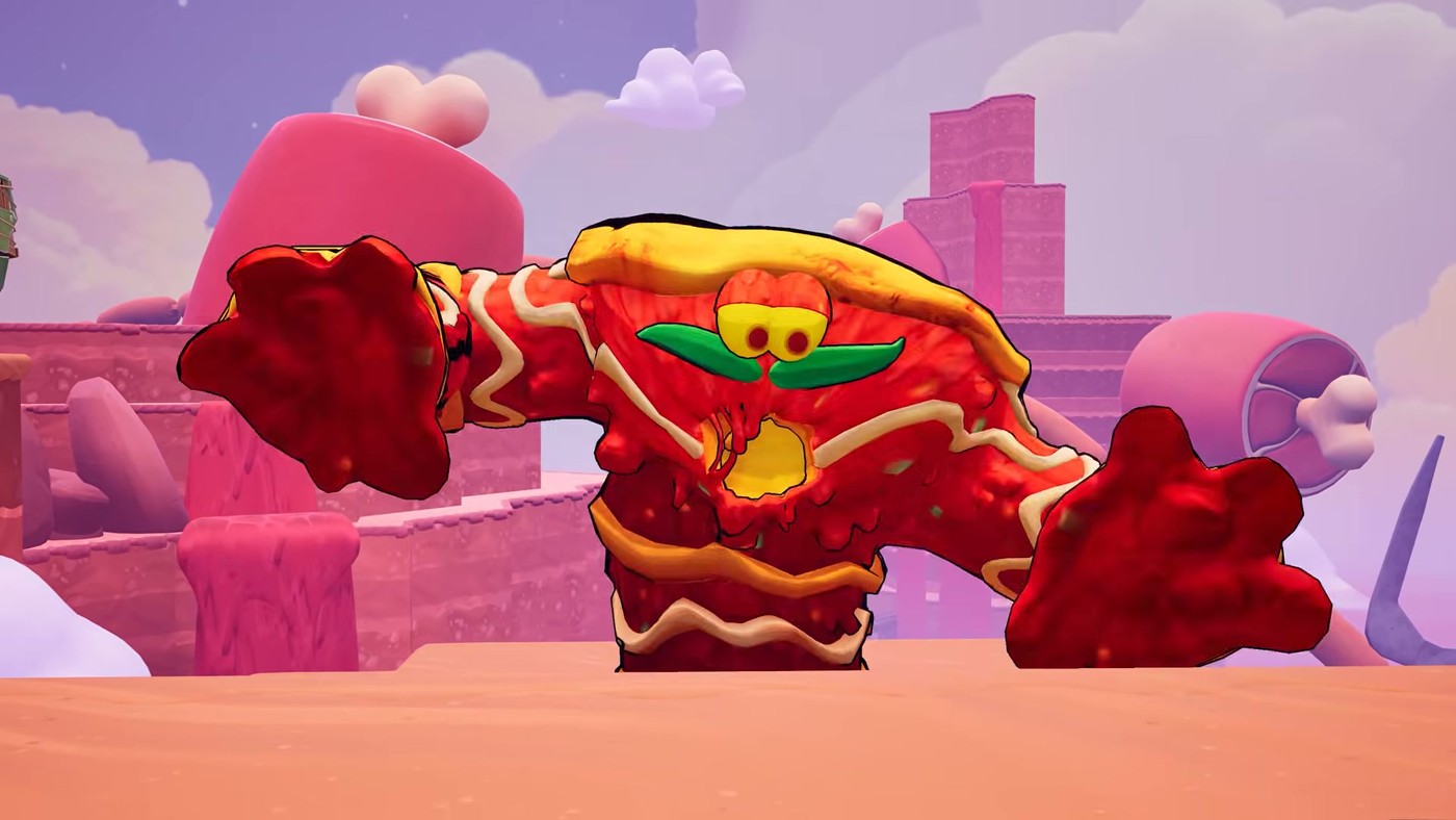 Garfield Escape from Monday trailer: giant food-mascot boss