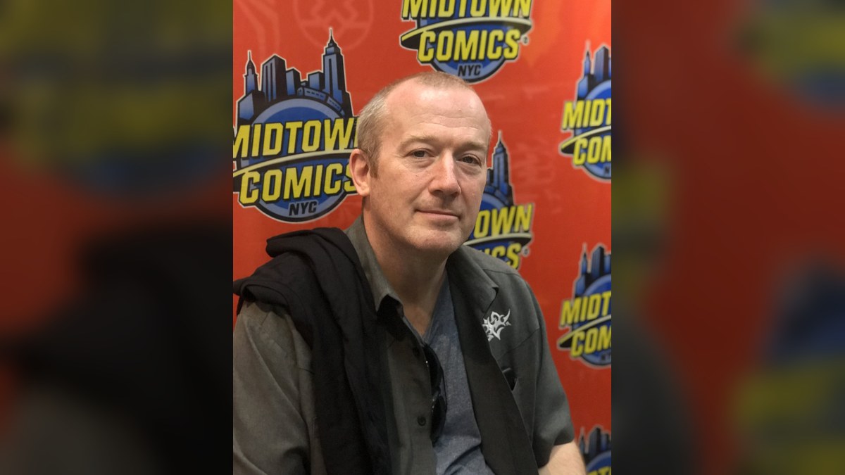 Garth Ennis, co-writer and co-creator of Preacher, at a comic convention