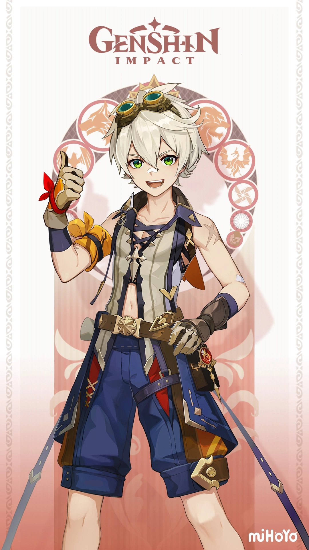 Genshin Impact character art of Bennett