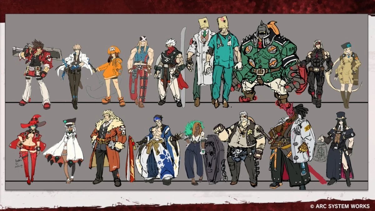 Guilty Gear Strive full character roster