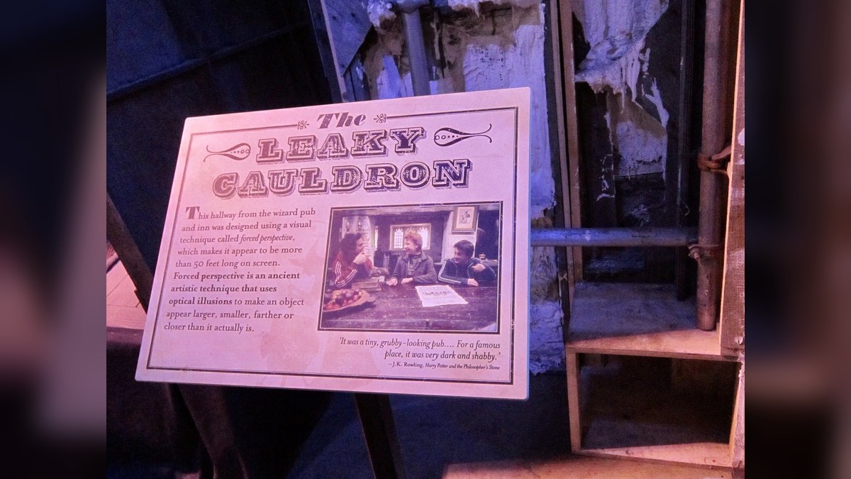 A prop from the Warner Bros. Studio Tour London, home of HBO's Harry Potter production