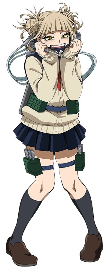 Himiko Toga in her League of Villains school-uniform-style costume