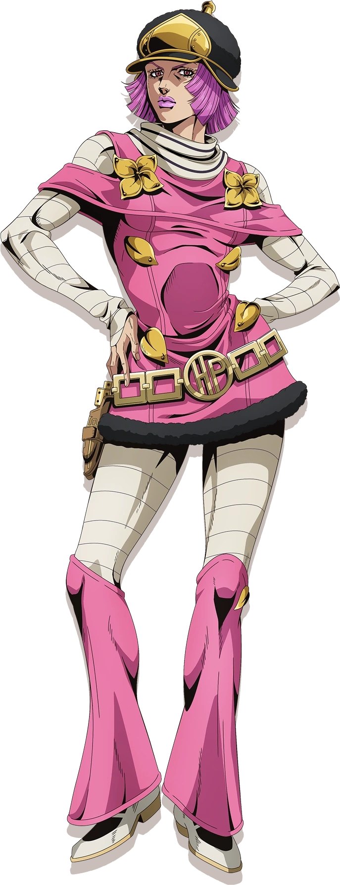 Hot Pants, one of the Steel Ball Run's more mysterious competitors