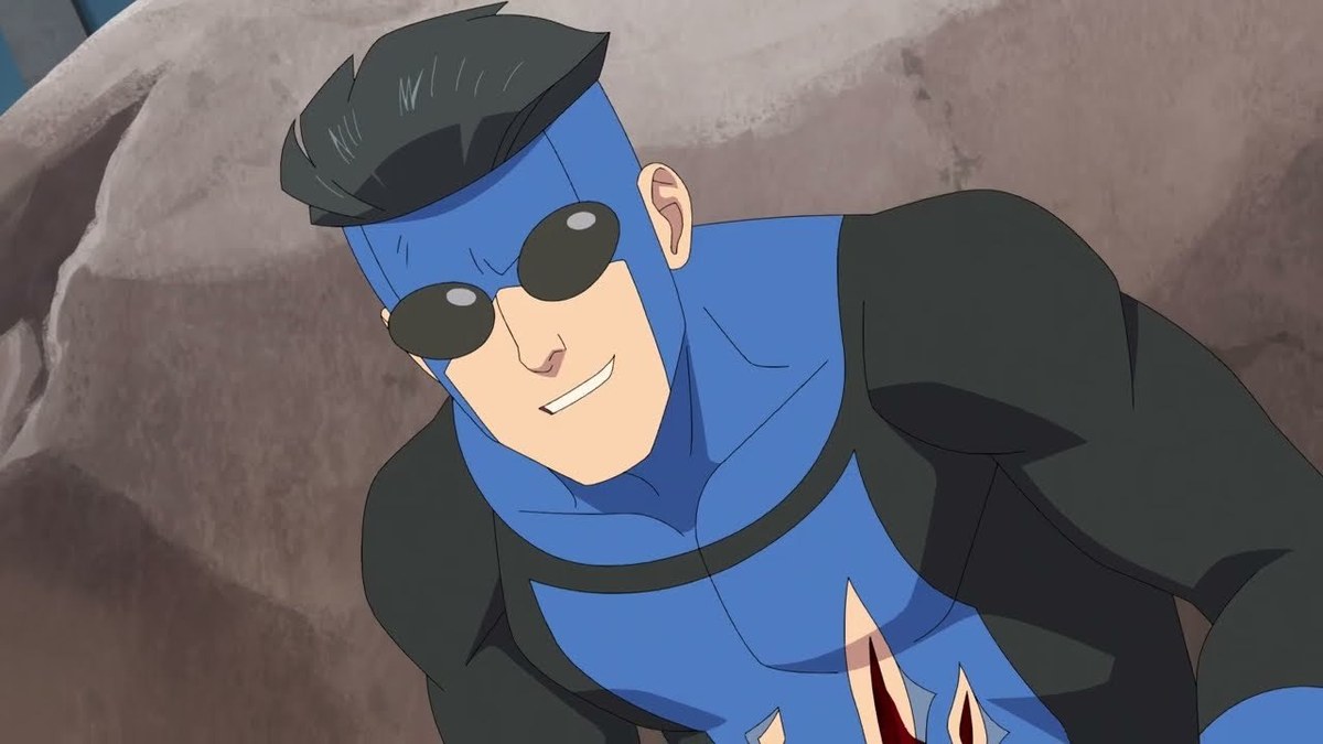 A frame from the official Invincible trailer