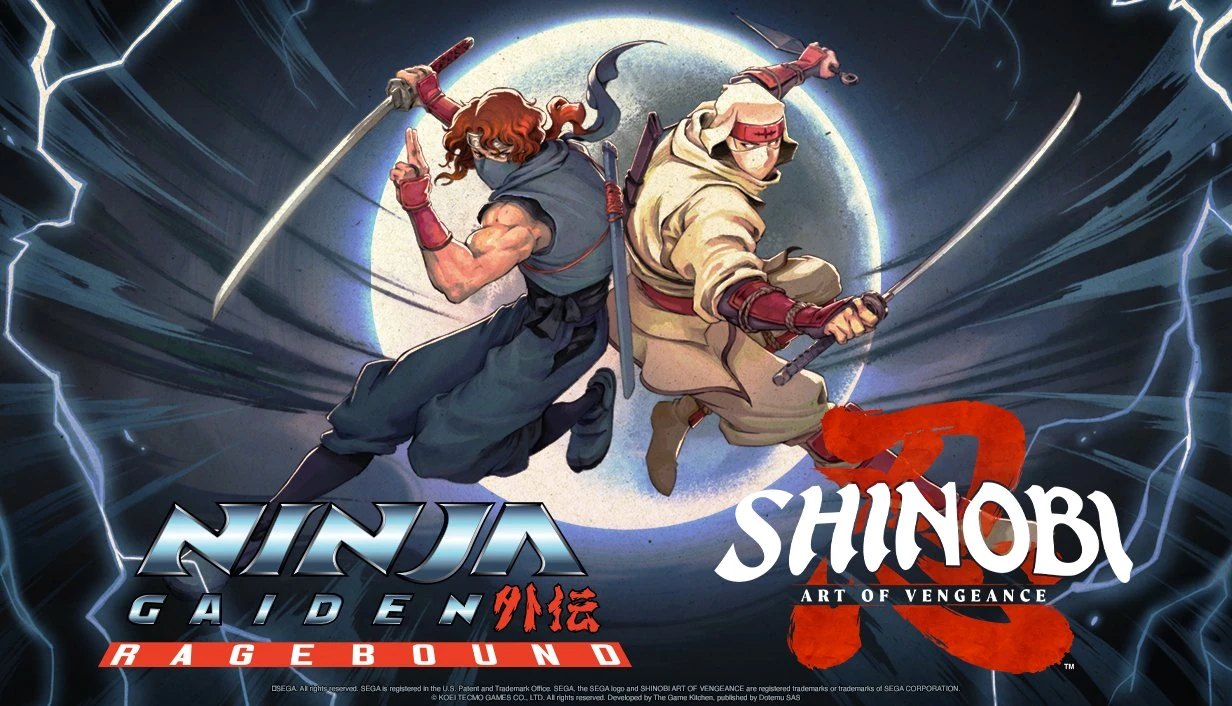 Joe Musashi crossover artwork for Shinobi: Art of Vengeance and Ninja Gaiden