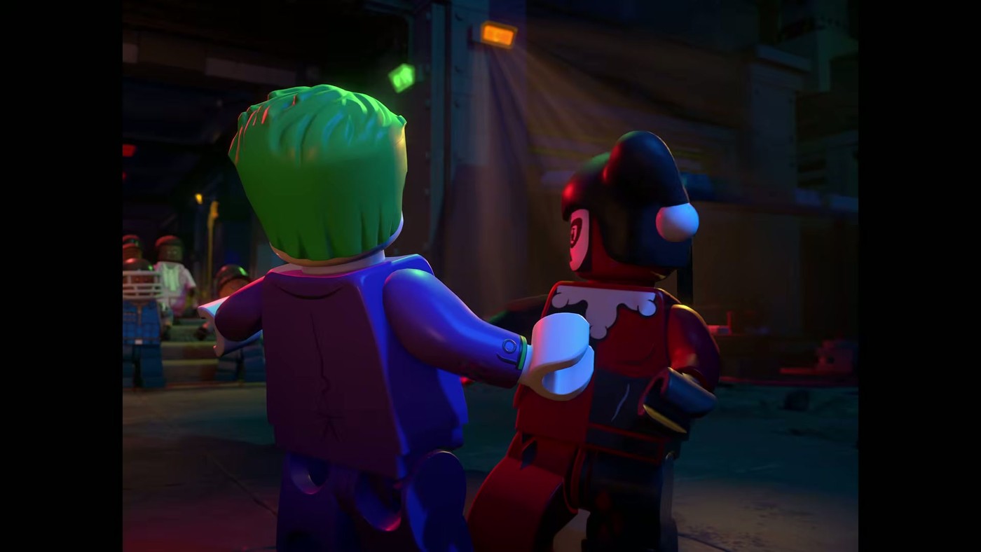 The Joker and Harley Quinn together in LEGO Batman: Legacy of the Dark Knight