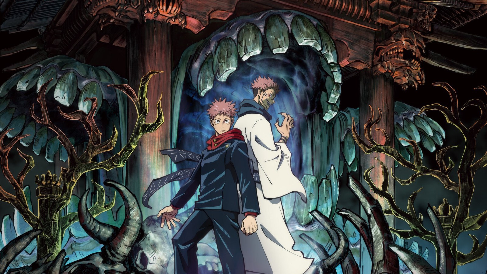 Jujutsu Kaisen official trailer art