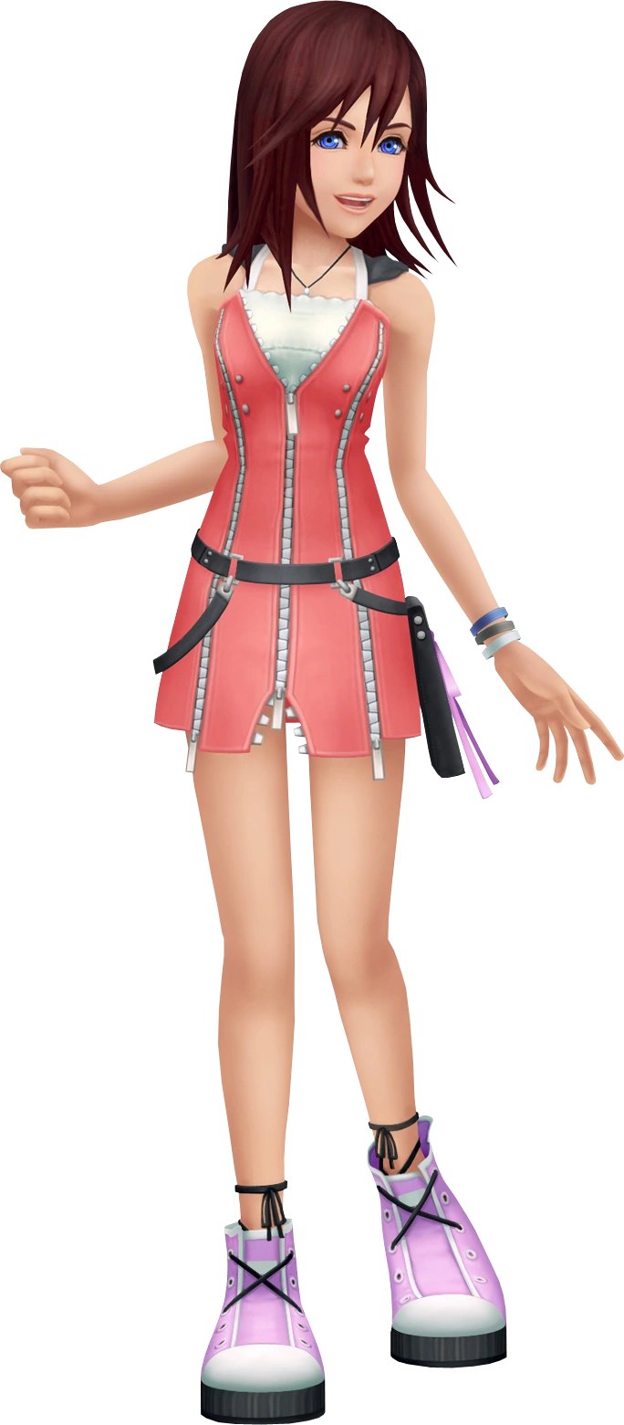 Kairi in official Kingdom Hearts II artwork