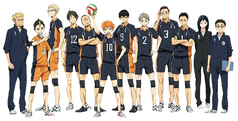 The Karasuno High volleyball team