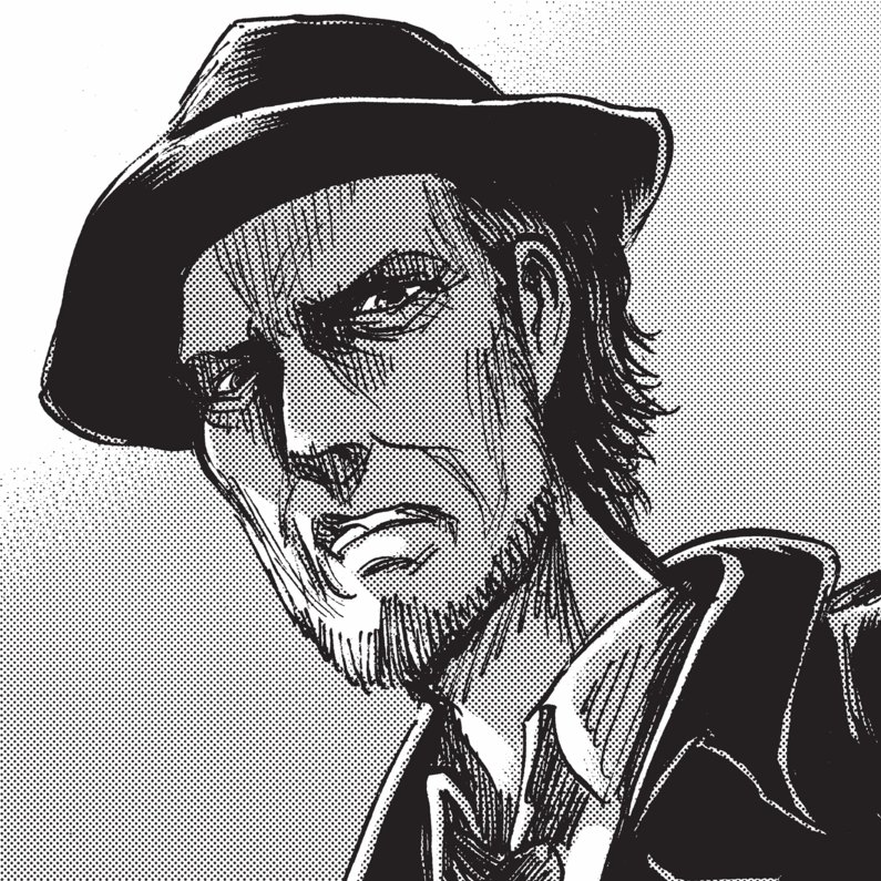 Kenny Ackerman, leader of the Anti-Personnel Control Squad in Attack on Titan