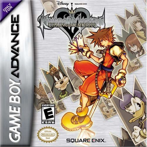 Kingdom Hearts Chain of Memories Game Boy Advance cover