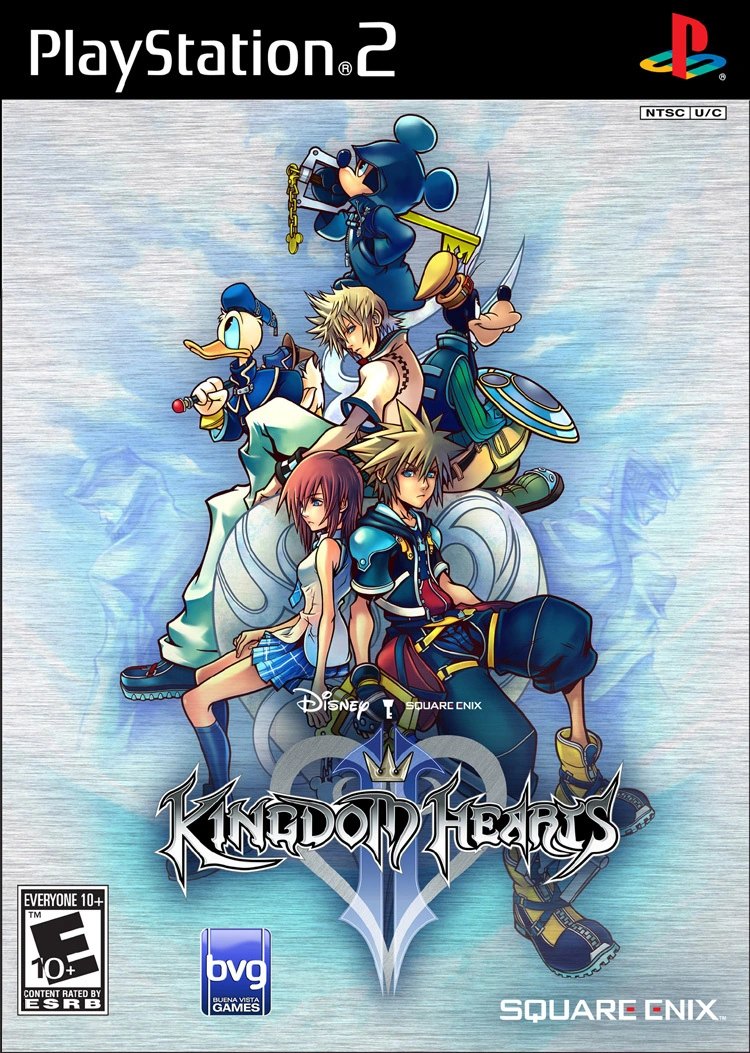 Kingdom Hearts II PlayStation 2 cover art