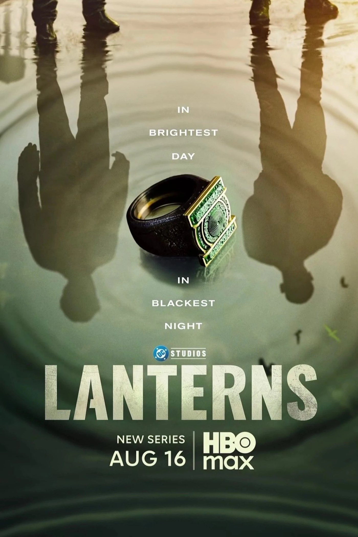 Lanterns HBO Max series key art poster, In Brightest Day In Blackest Night