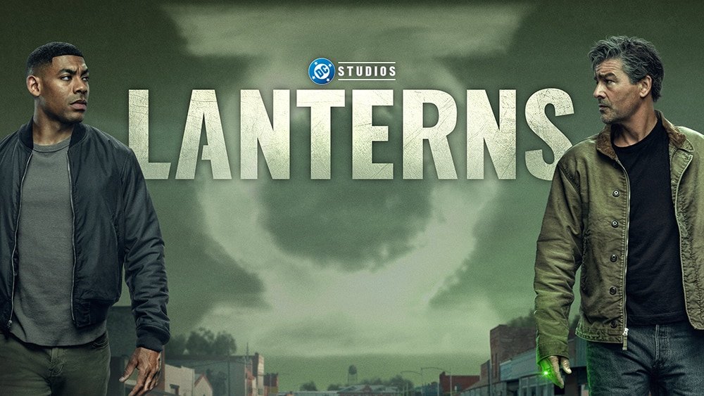 Lanterns key art with the series logo