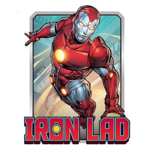 Iron Lad card art in Marvel Snap