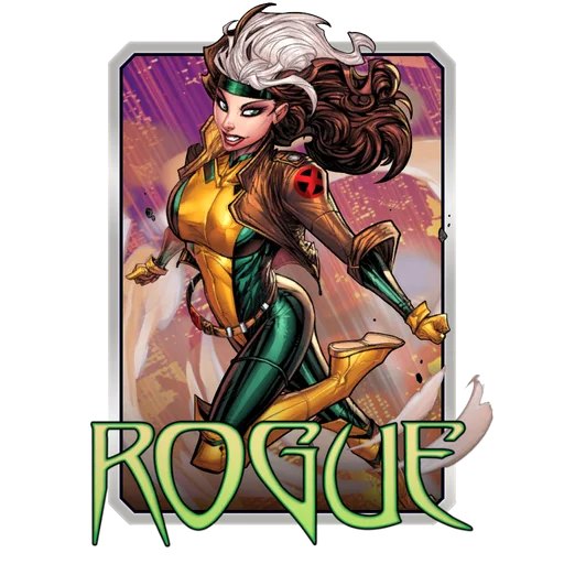Rogue card art in Marvel Snap