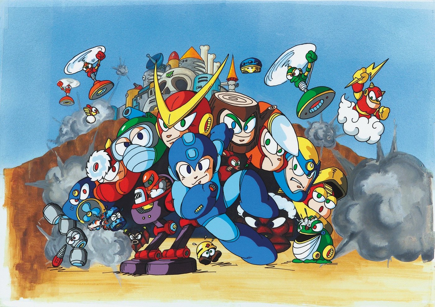 Mega Man 2 Japanese package artwork