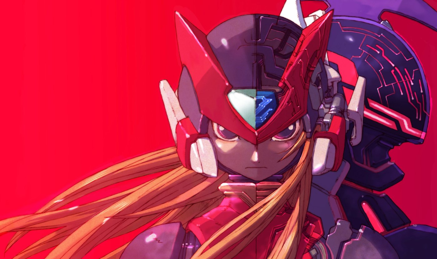 Mega Man Zero 3 key art featuring Zero