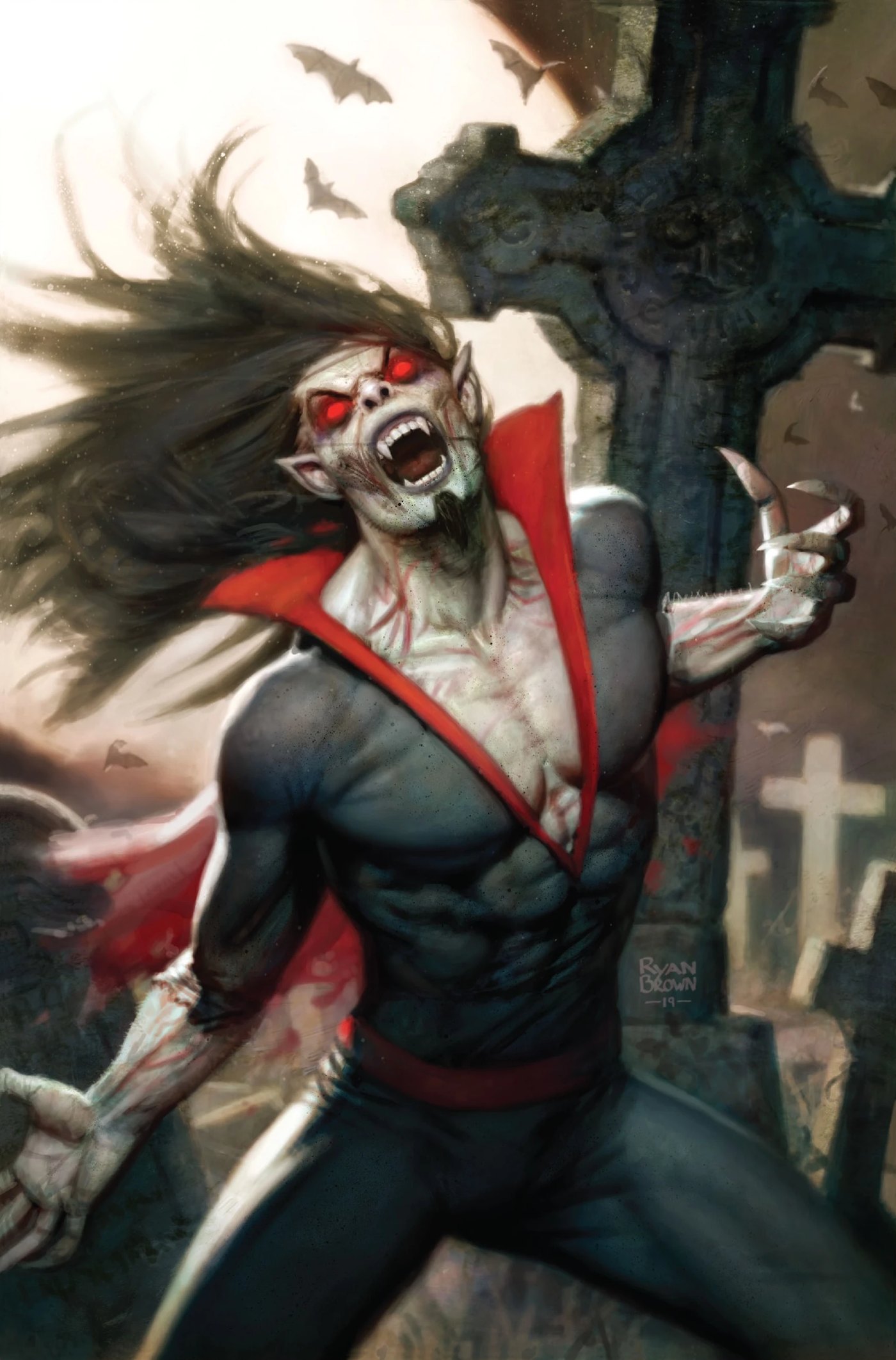 Morbius the Living Vampire, Marvel Comics art