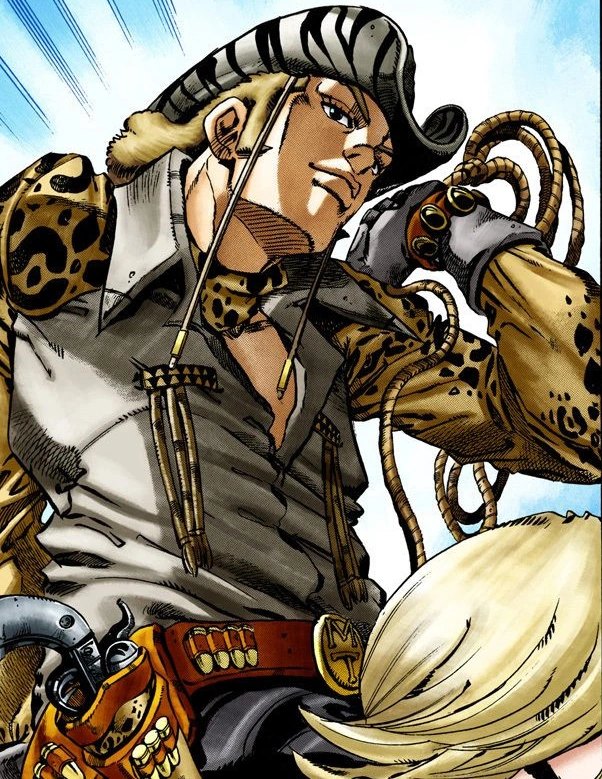 Mountain Tim in the Steel Ball Run anime