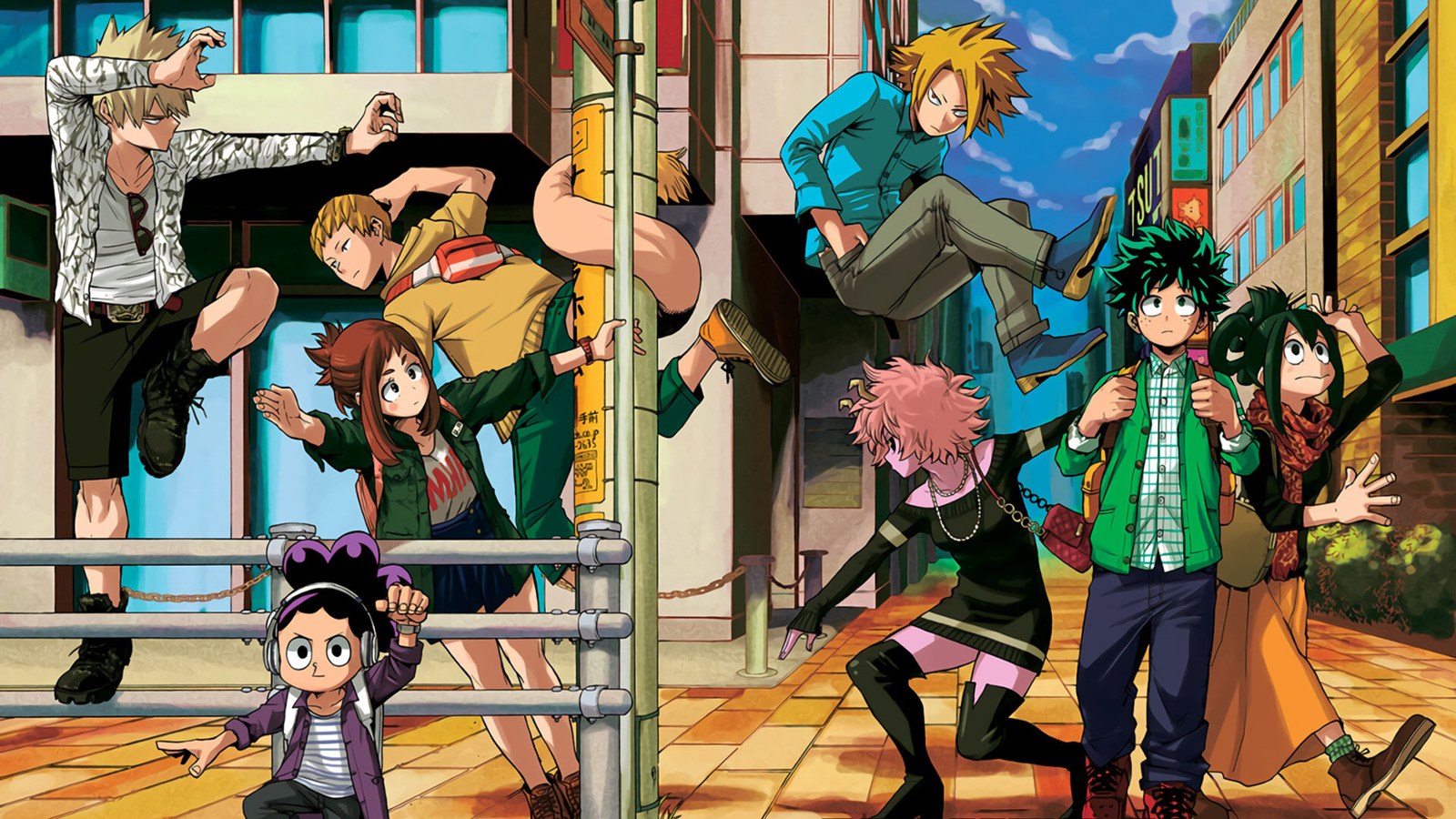 My Hero Academia official trailer art