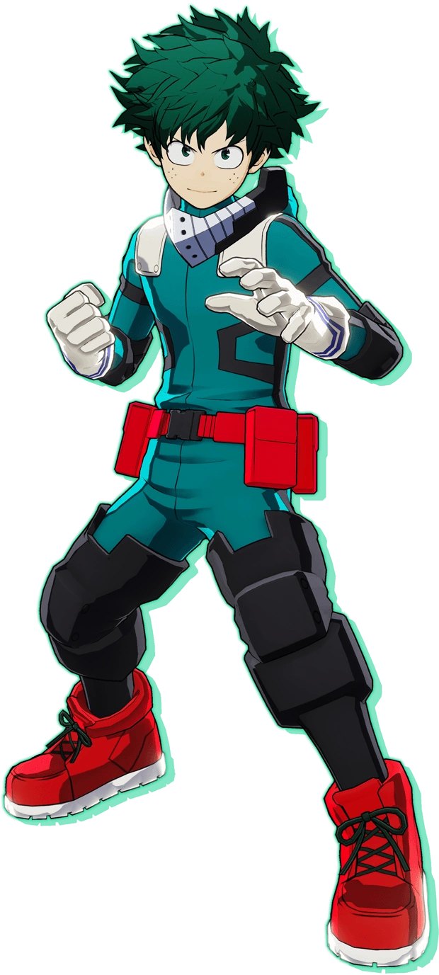 Izuku Midoriya official character artwork from My Hero One's Justice