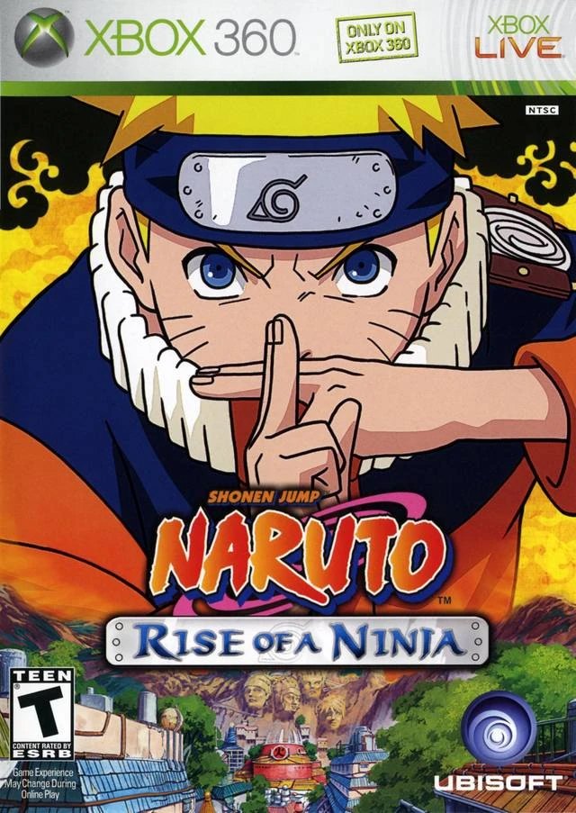 Xbox 360 box art for Naruto: Rise of a Ninja