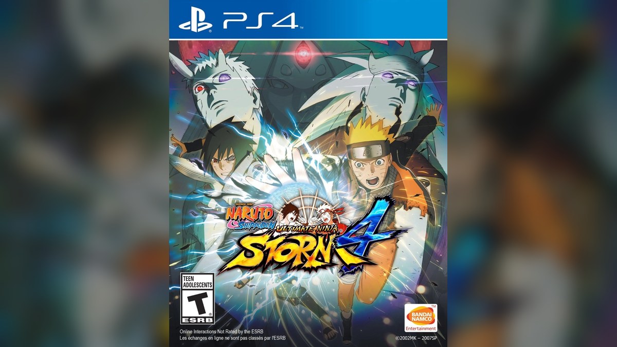 PS4 box art for Naruto Shippuden: Ultimate Ninja Storm 4