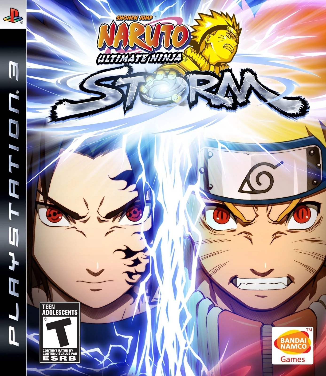 PlayStation 3 box art for Naruto: Ultimate Ninja Storm