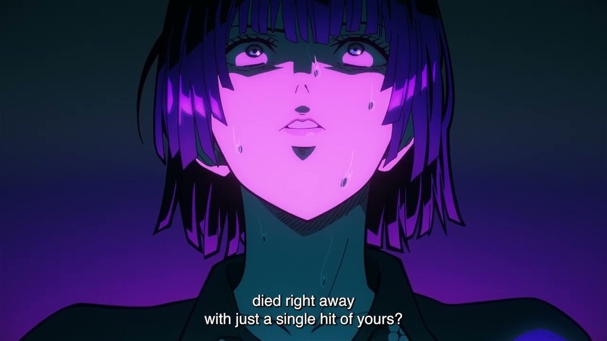 A frame from the official One-Punch Man trailer