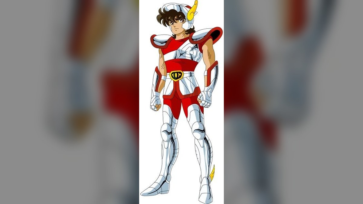 Pegasus Seiya in his Bronze Cloth armor from Saint Seiya
