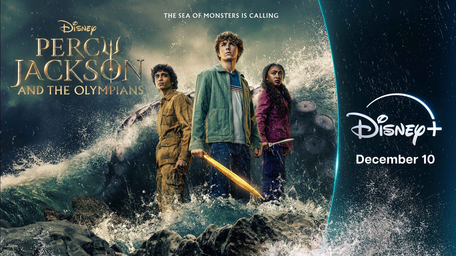 Percy Jackson and the Olympians key art