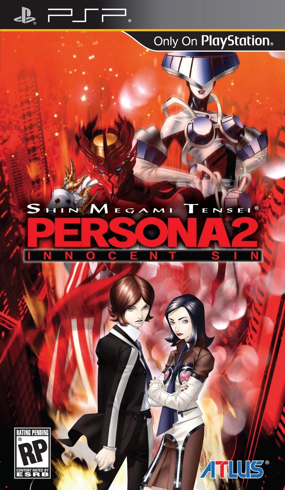 Persona 2: Innocent Sin PSP North American box art