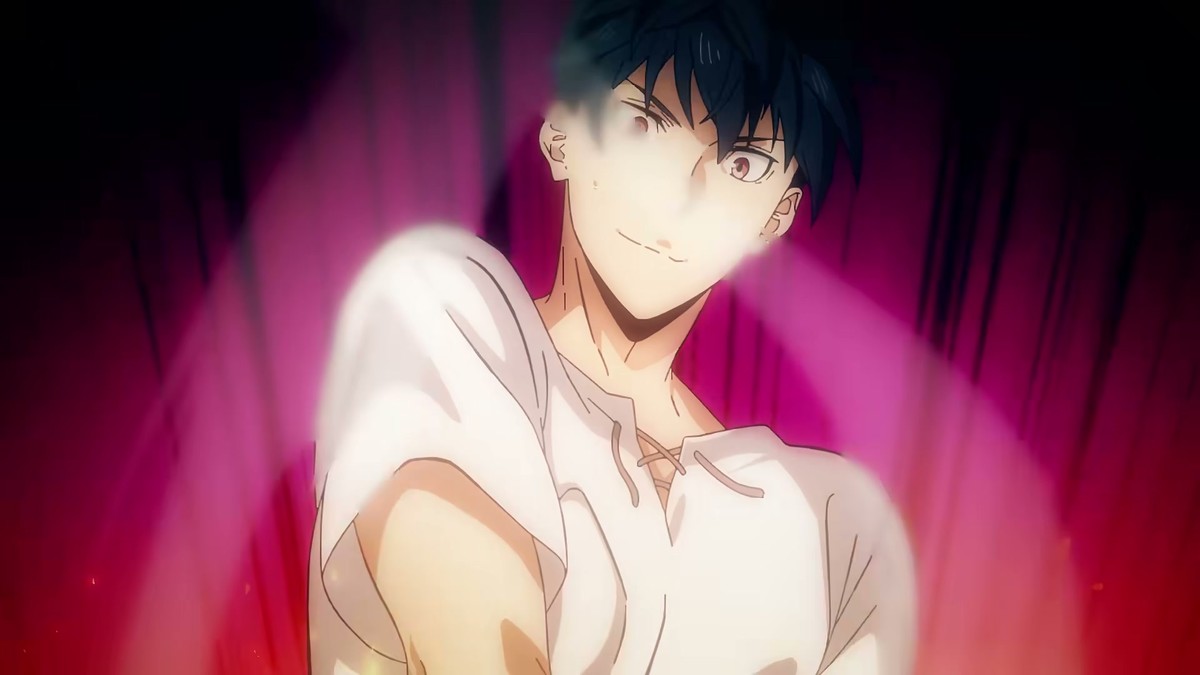 Protagonist smirking in-game in the Overgeared anime trailer
