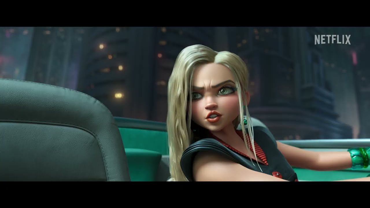 Ray Gunn trailer still, Scarlett Johansson as Venus Nova