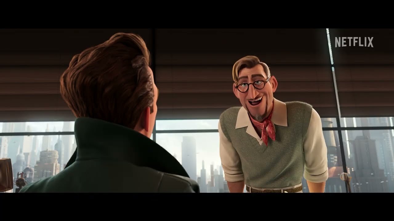 Ray Gunn trailer still, dialogue scene