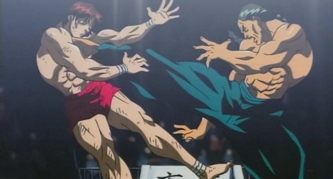 Retsu Kaioh in the Baki anime