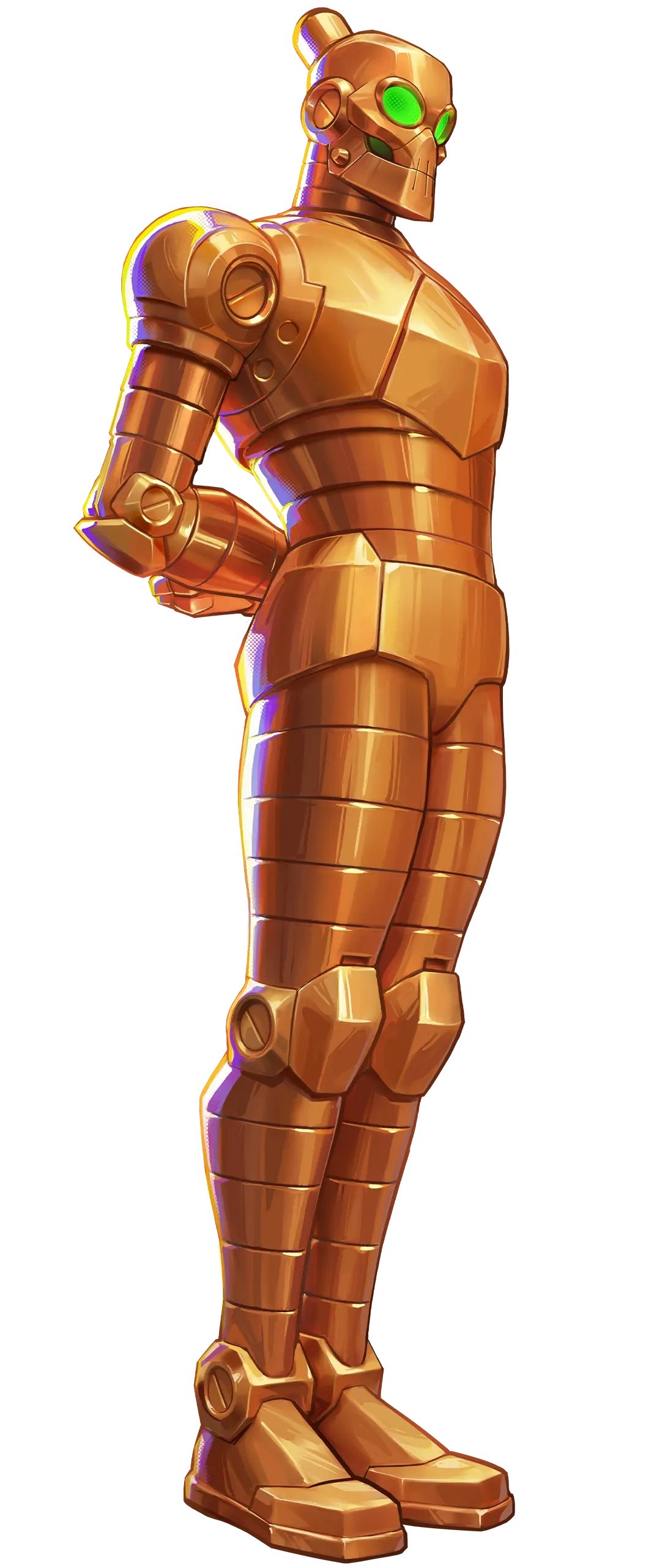 Robot character key art from Invincible VS